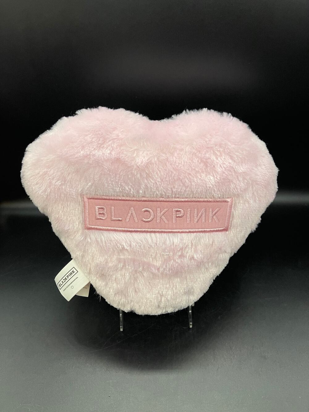 BlackPink Heart Shape Pink Plush Music Light up Pillow by YG Entertainment 2020